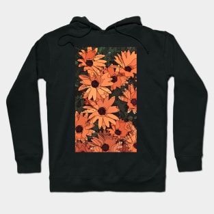 Floral Pattern Hoodie